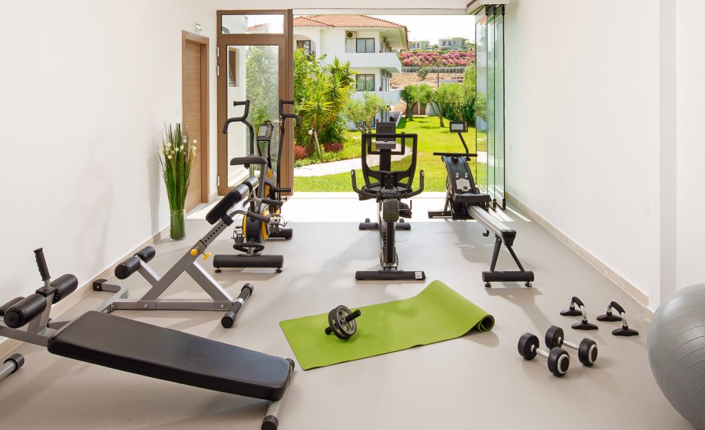 Tapis de sol pour entraînement de musculation en home-gym et salle